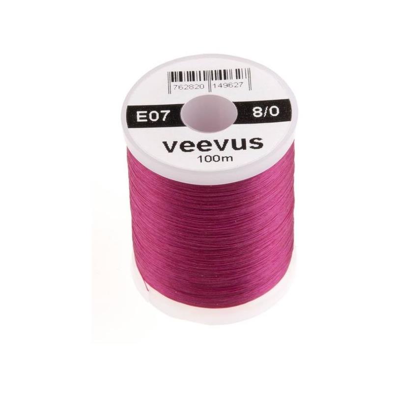 Veevus bindetråd 8/0 - Purple Råsterk, lett å splitte
