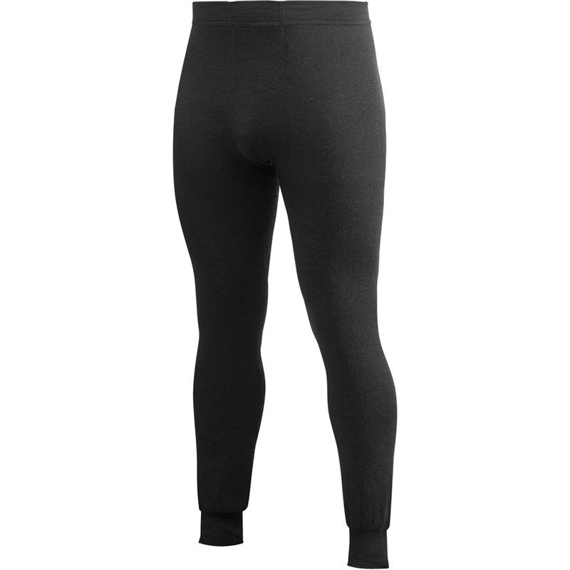 Woolpower Long John 200 str. XL - sort Bukse u/gylf, 200g/m2