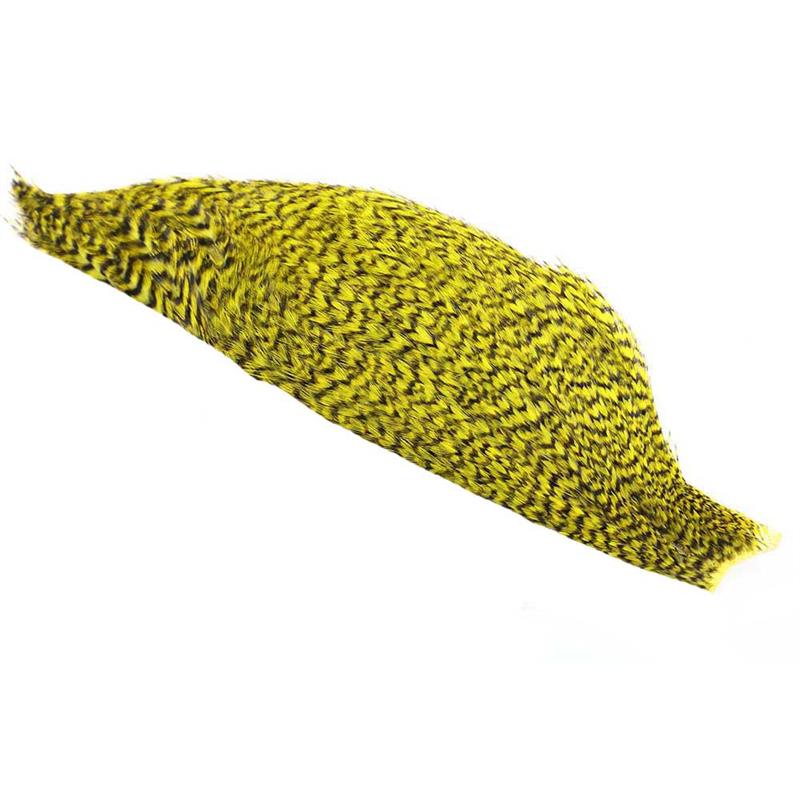 Whiting 1/2 American Rooster Cape Grizzly Yellow