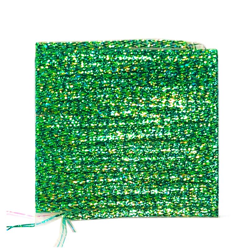 Lagartun Flatbraid - Varigated Green 5mm bred