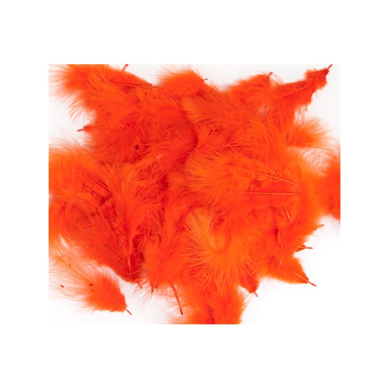 Mini-Marabou - Fluo Fire Orange Wapsi