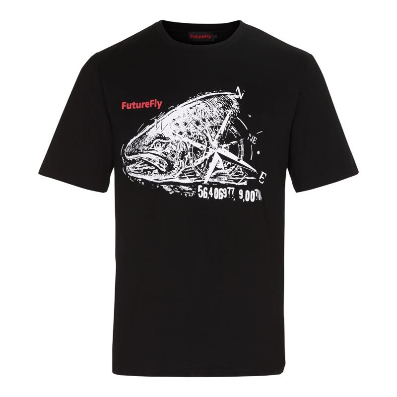 FutureFly Basic Line t-shirt L Black