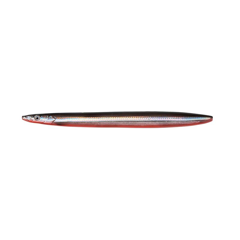 Savage Gear 3D Line Thru Sandeel 19g Black & Red UV 12,5cm