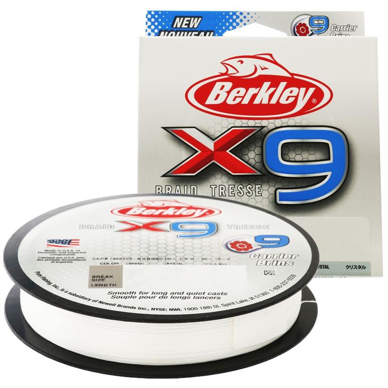 Berkley X9 Braid 300m 0,35 mm Crystal