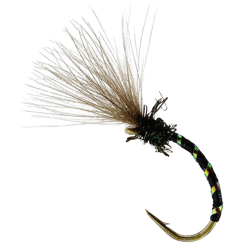 Midge Flash Emerger Black #17 TMC212TR