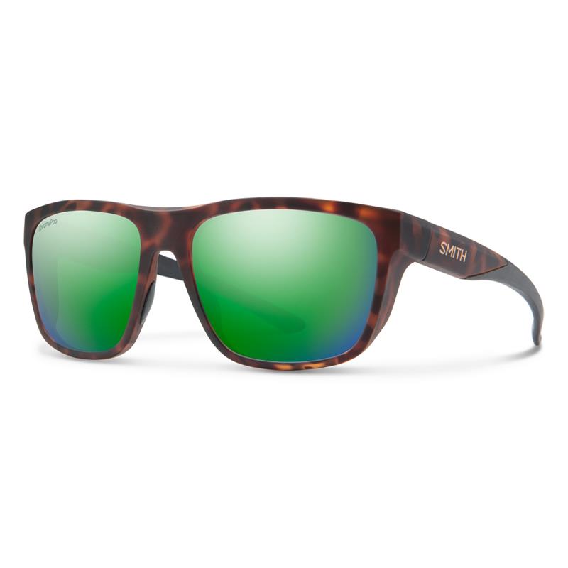 Smith Optics Barra Matte Tortoise Polar Green Mirror