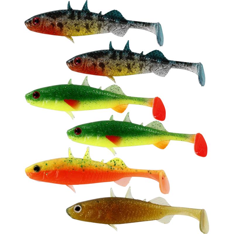 Westin Stanley the Stickleback 5,5cm Dark Water Mix, 6-pack