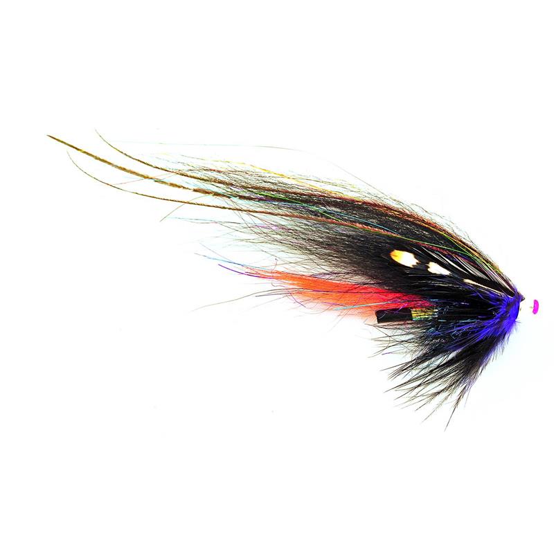 Black & Silver Blue - 6cm Kjøp 12 fluer få gratis flueboks
