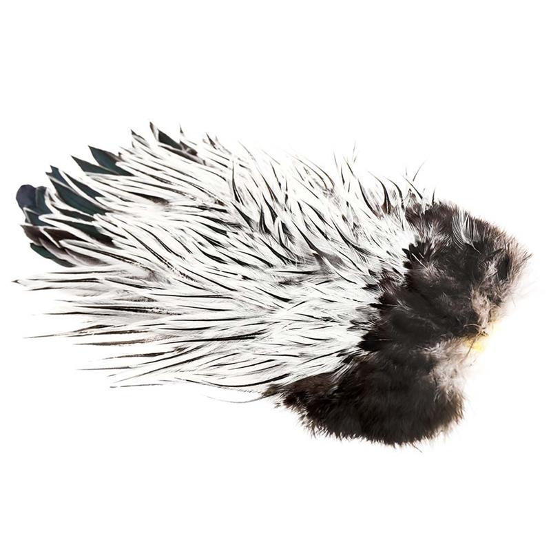 Whiting American Rooster Saddle Silver Badger