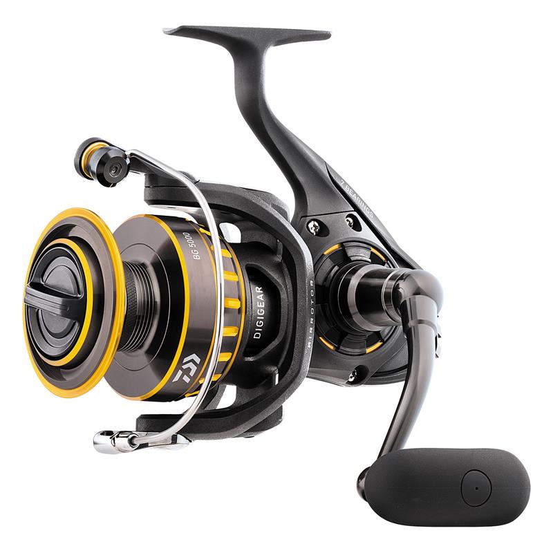 Daiwa Black Gold Spinning 6500 Lav vekt og myk innsveivning!