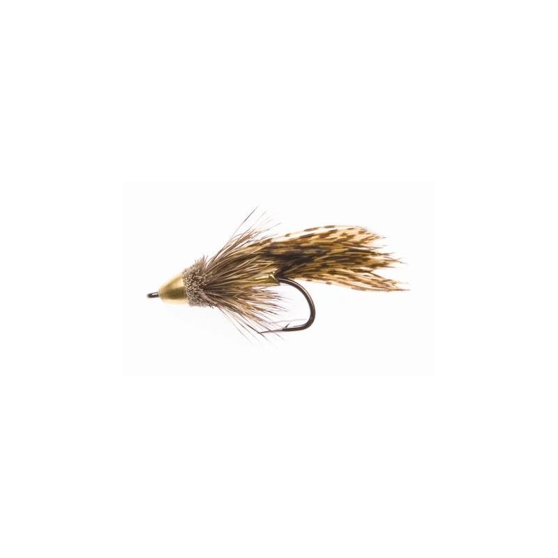 Muddler Minnow Cone Natural #10 Kjøp 12 fluer få gratis flueboks