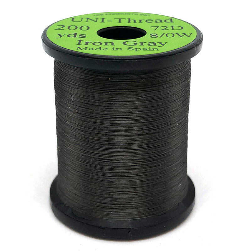 UNI bindetråd 8/0 - Iron Grey 200y