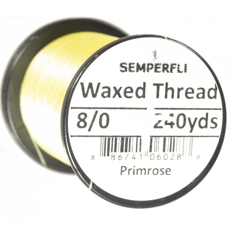 Semperfli Classic Waxed Thread Primrose 8/0