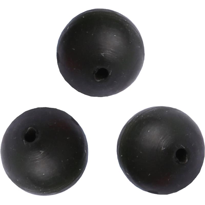 Wiggler Soft Beads svart 14 mm Duppstopper. Line stopper