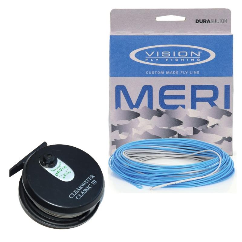 Vision Meri WF #7 SloMo/ Orvis #7/9 Kjøp snøre, få med snelle!