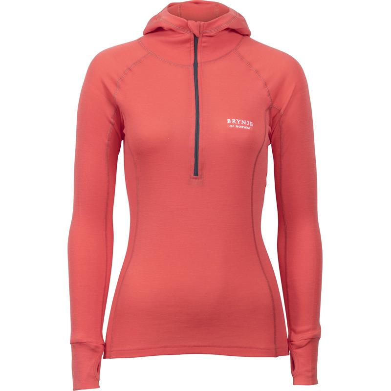 Brynje Classic Rib Shirt w/hood XL Lady Collection, Peach