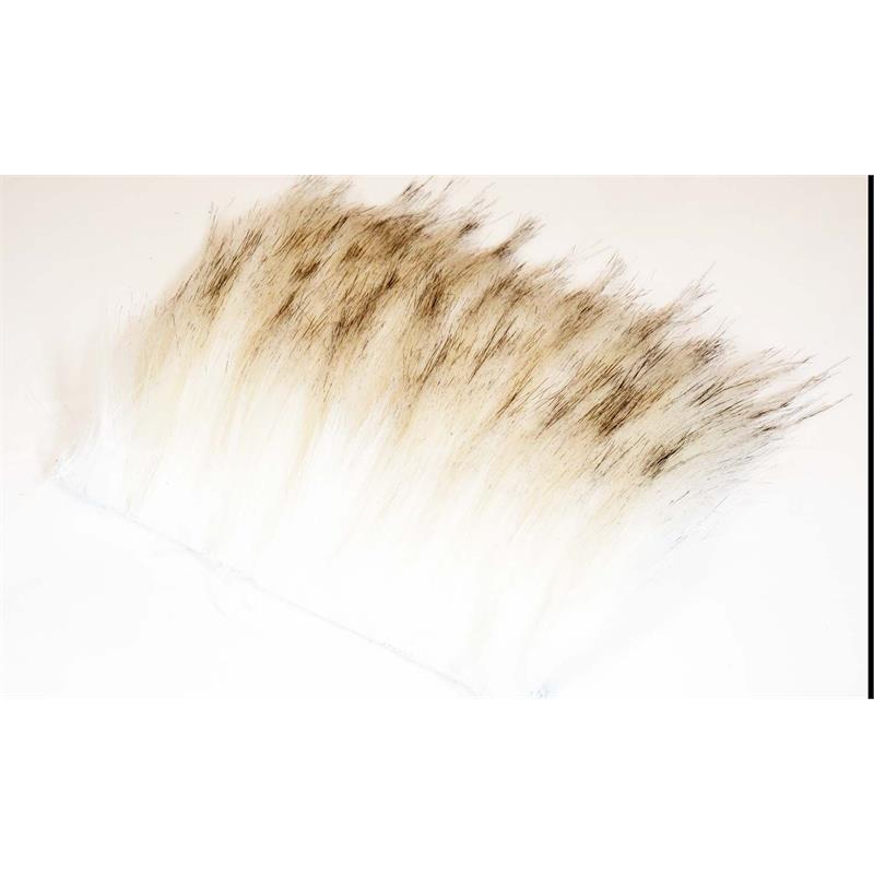 Super Select Special Color Craft Fur Black Tipped Creamy White