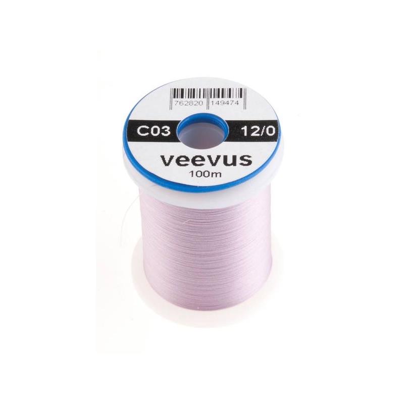 Veevus bindetråd 12/0 - Lavender Råsterk, lett å splitte