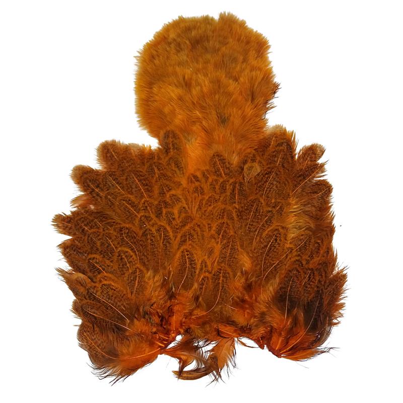 Whiting Coq De Leon Hen SH/C Burnt Orange, Speckled dyed