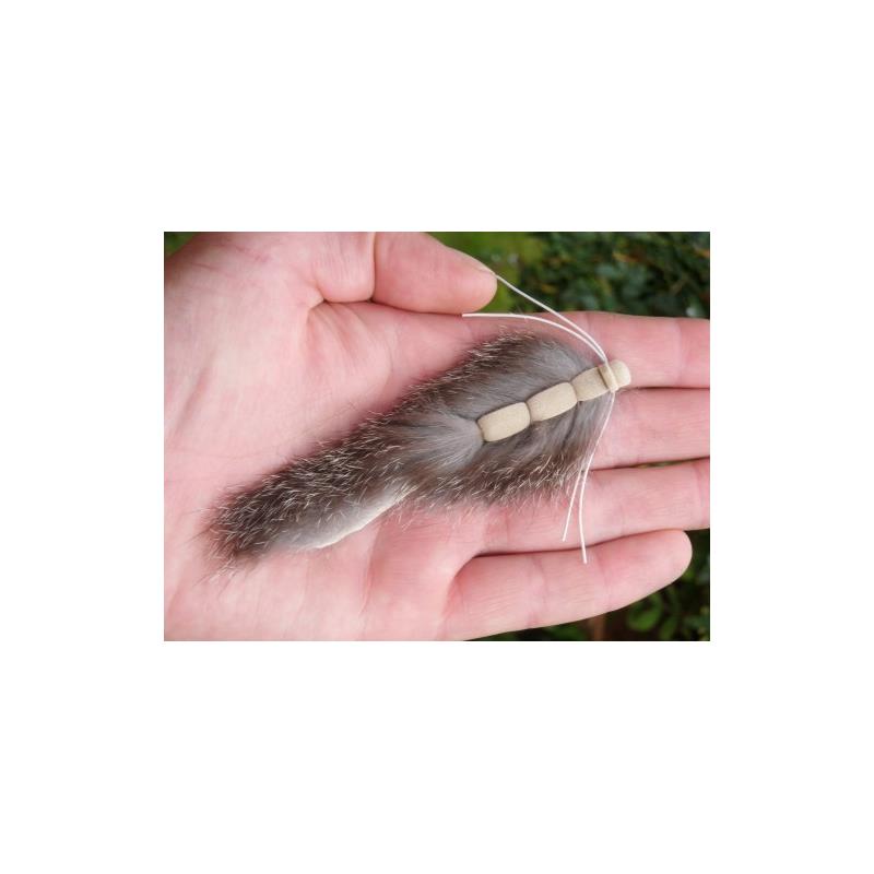 Tube Zonker Mouse-Rat - Grey FishMadMan