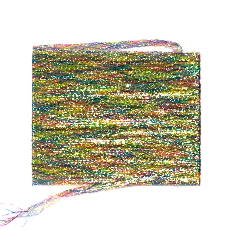 Lagartun Flatbraid - Rainbow 5mm bred