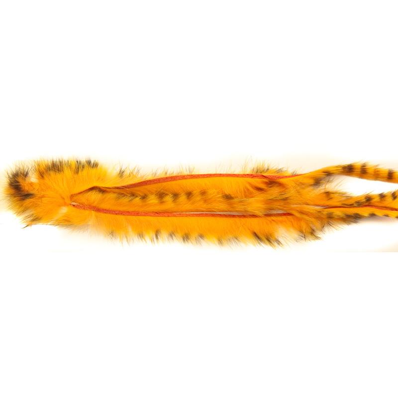 Barred Rabbit Zonker - Fl. Orange The Fly Co