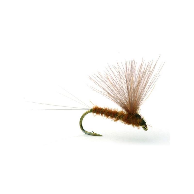 Rune's CdC No-hackle Olive #14 Kvalitetsfluer fra kjente leverandører