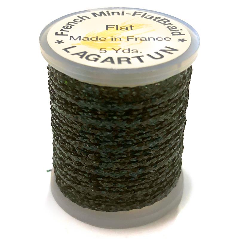 Lagartun Mini-Flatbraid - Dark Peacock