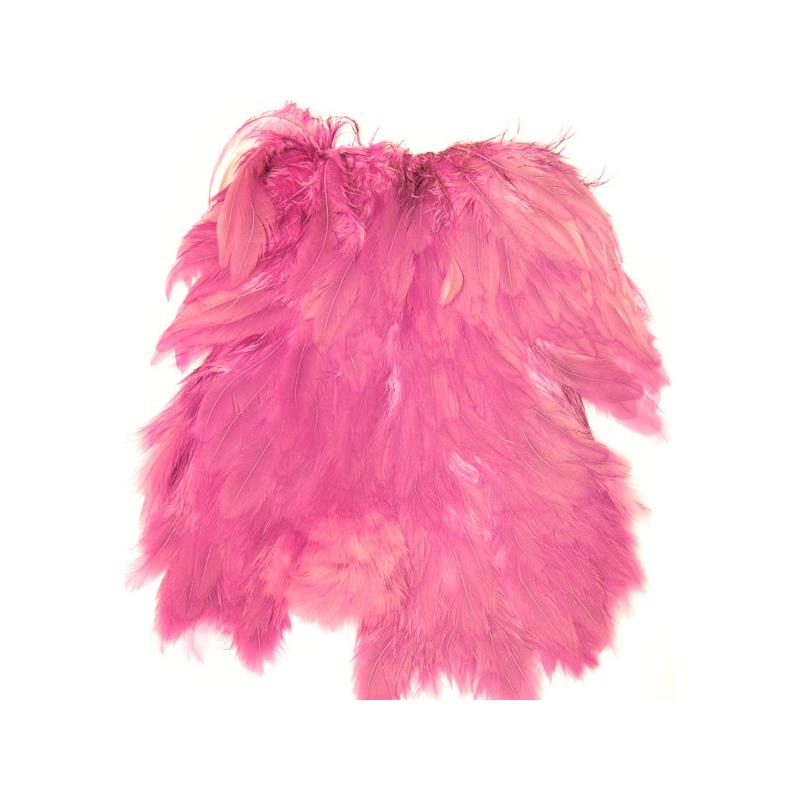 Softhackle patch Magenta