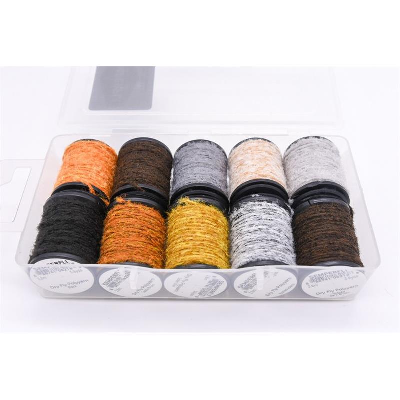 Semperfli Dry Fly Polyyarn Caddis Collection