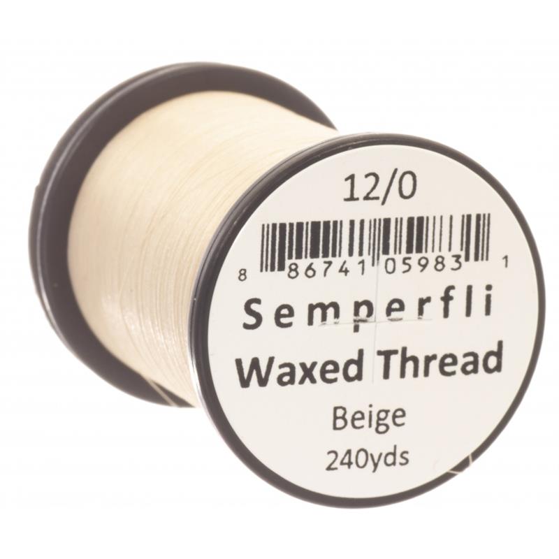Semperfli Classic Waxed Thread Beige 12/0