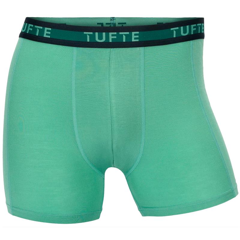 Tufte Boxer Briefs Beryl XXL Herre,Green Melange/Sky Captain/Bayberry