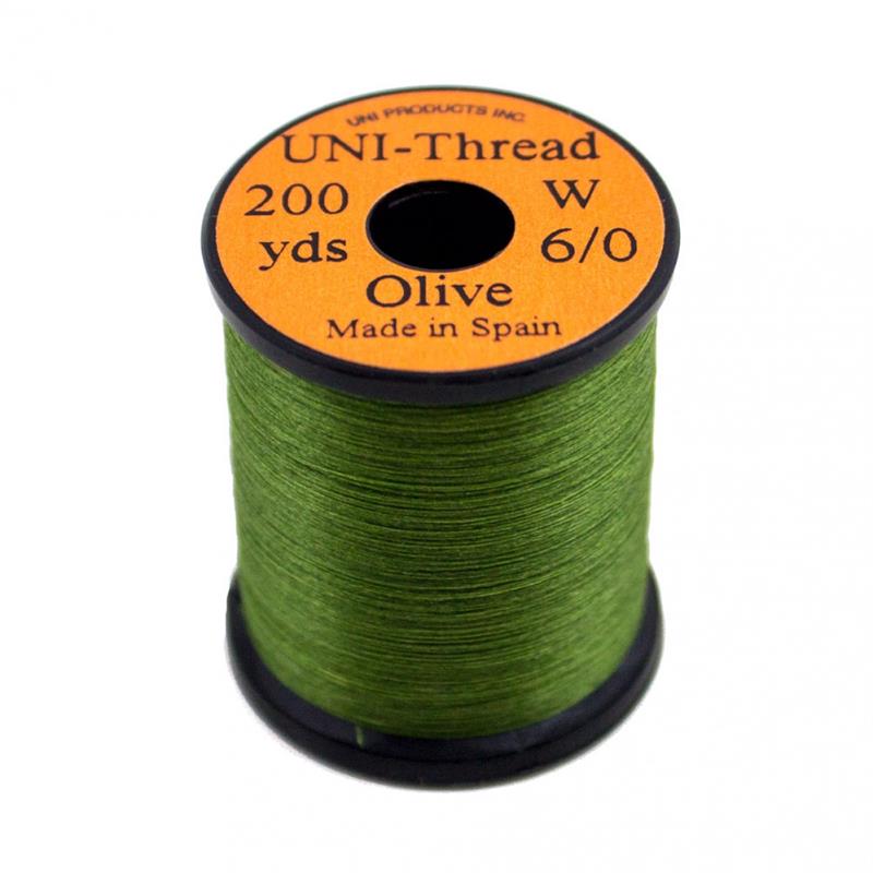 UNI bindetråd 6/0 - Olive 200y
