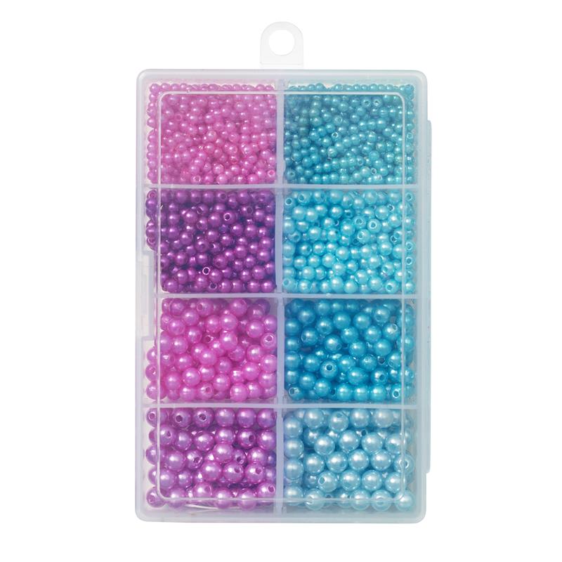 Kinetic Pearl Beads Kit Flytekuler, Purple/Light Blue