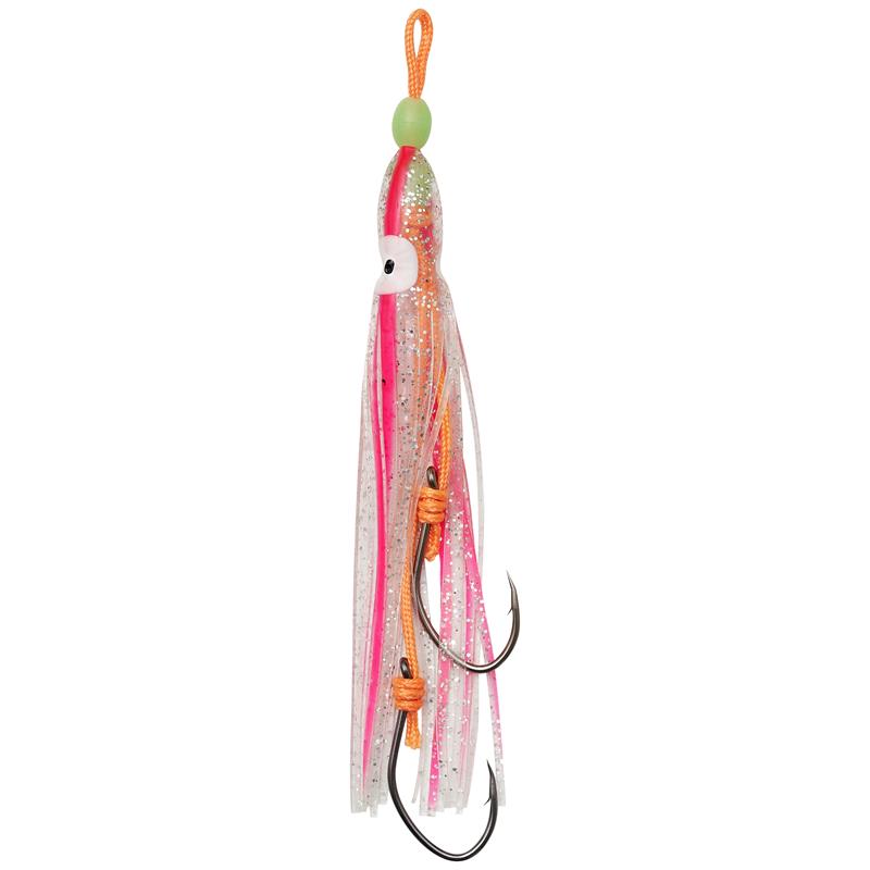 Kinetic Octopus-Makk 120mm #2/0 Pink UV, 2 stk