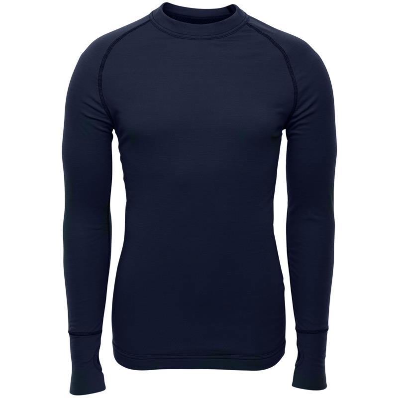 Brynje Arctic Shirt med tommelgrep XXS Tolags ventilerende undertøy - Navy