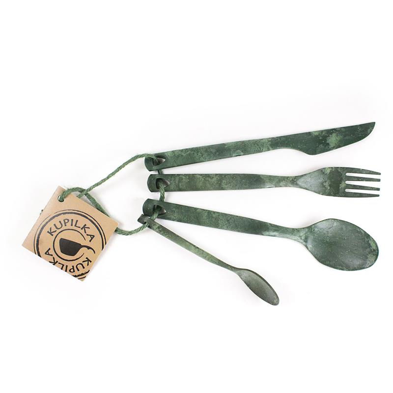 Kupilka Cutlery Set Conifer Bestikksett for litt luksus i villmarken