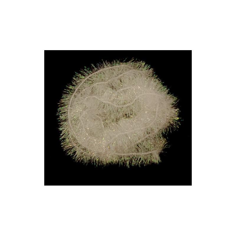 Krystal Chenille - Pearl/White