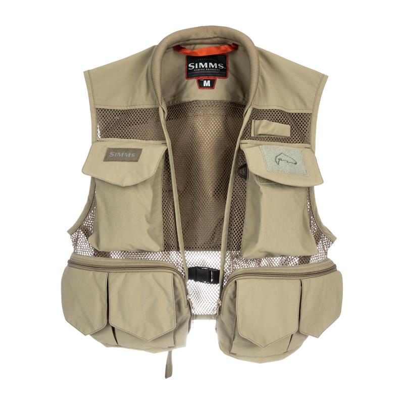 Simms Tributary Vest S Fluevest, Tan