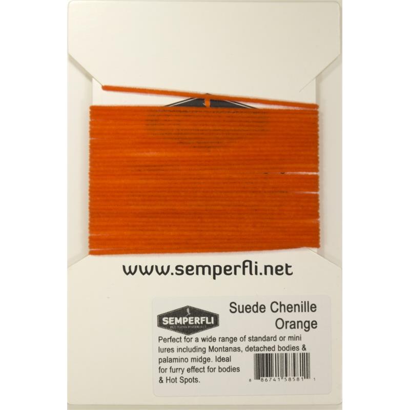 Semperfli Suede Chenille Orange