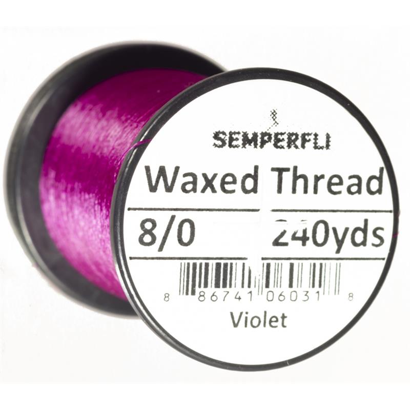 Semperfli Classic Waxed Thread Violet 8/0