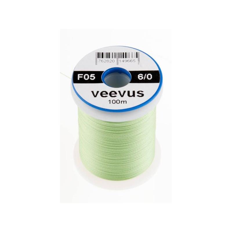 Veevus bindetråd 6/0 - Pale Green Råsterk, lett å splitte