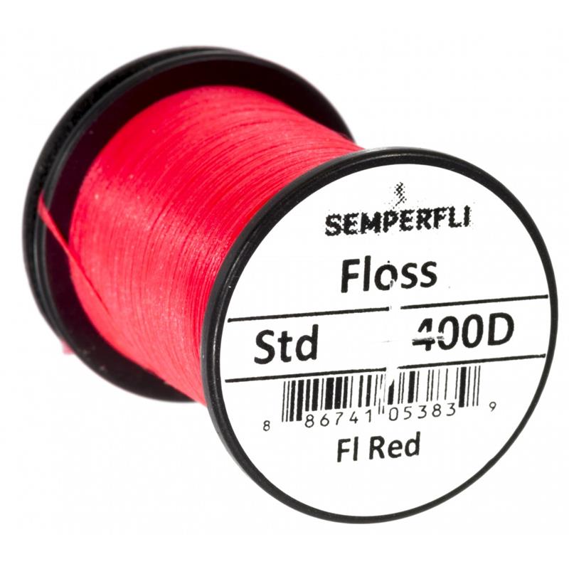 Semperfli Fly Tying Floss 400D Fluoro Red