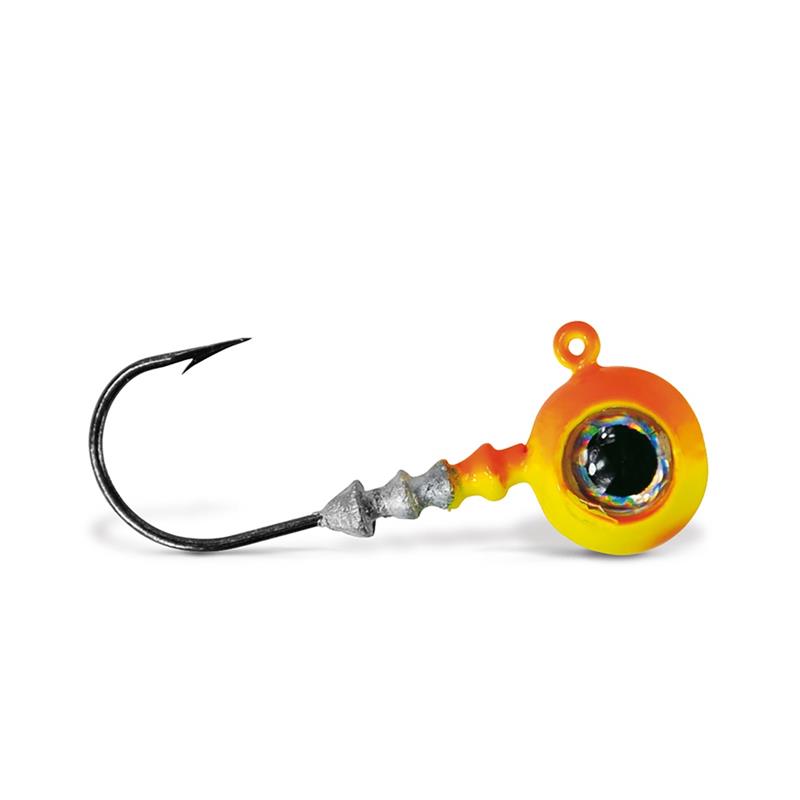 VMC Big Eye Jigghode Orange 18g Rundt Jigghode med øye og sterk krok