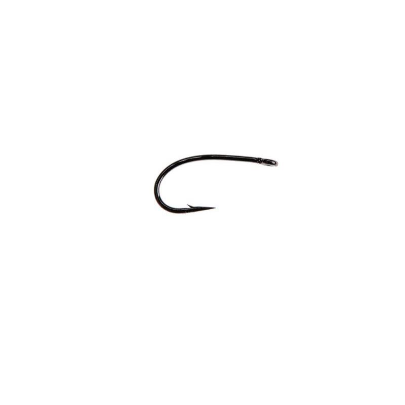 Ahrex FW510 Curved Dry Fly #16 Sort finish - 24 stk