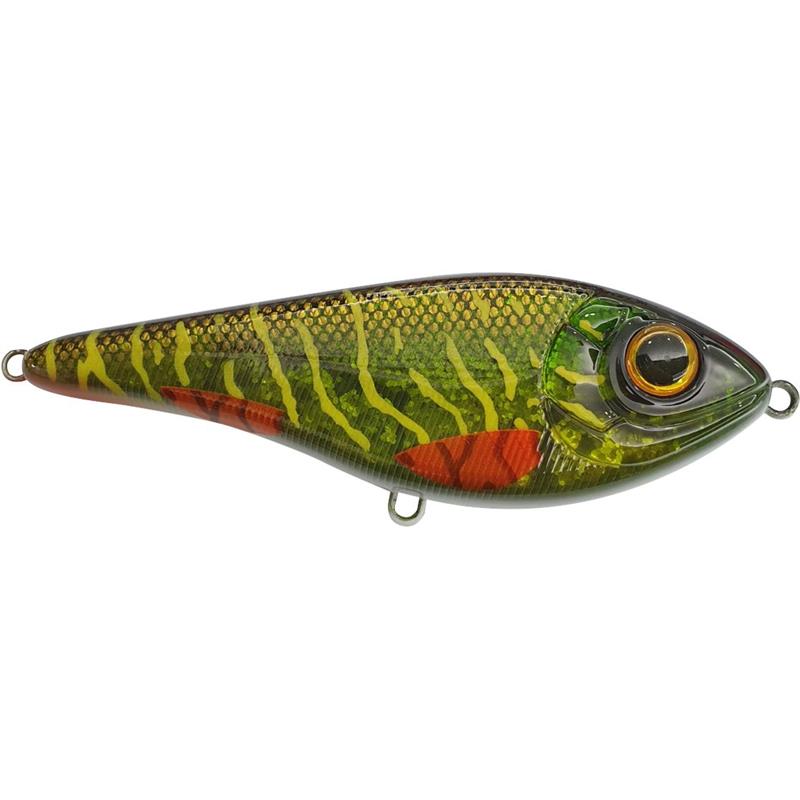 Strike Pro Buster Swim 13cm Green Motoroil Pike UV