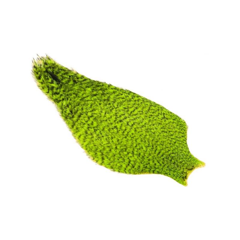 Whiting American Rooster Cape Grizzly/Fluo Green Chartreuse