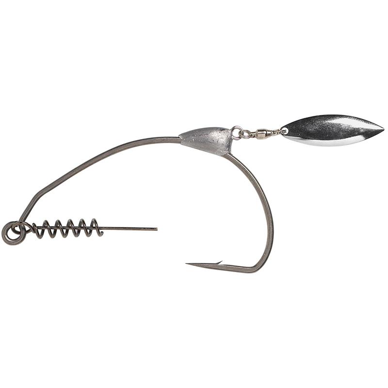 Savage Gear Weedless EWG hooks #12/0 Krok med siv-beskytter og spinnerblad