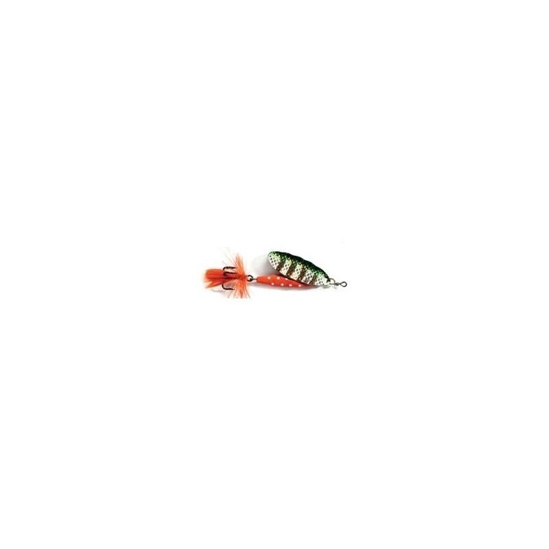 Abu Reflex Red 18g G/Green Kjøp 8 spinnere få en gratis slukboks