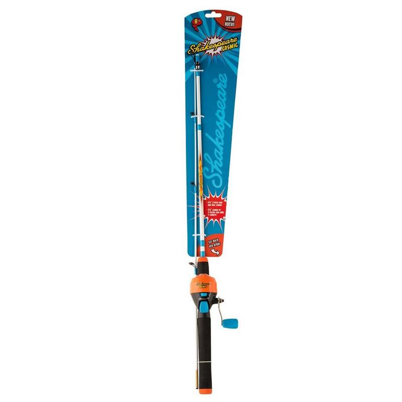 Shakespeare Cosmic 4,6" Orange Lukket haspel fiskesett til barn